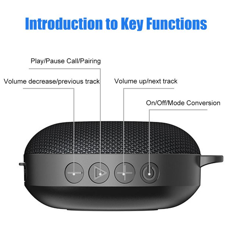 Bicycle Portable Bluetooth Speaker Sound Box Music Wireless Mini Subwoofer Column Bocina Bluetooth Speaker Baffle Bike Loud Caixa De Som