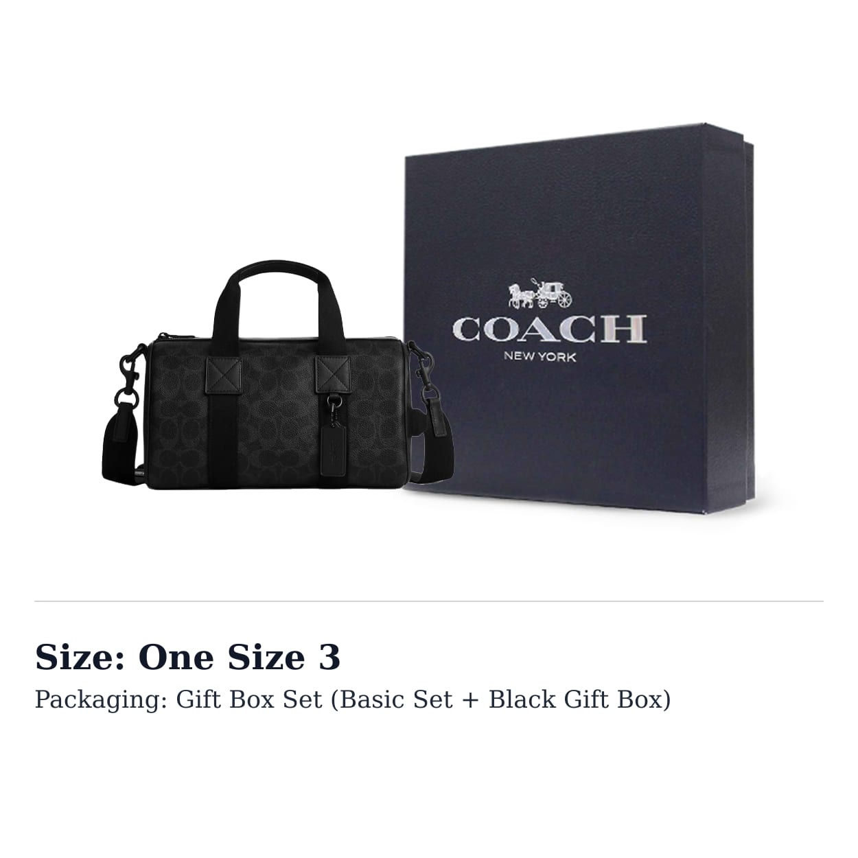 COACH Explorer Coated Canvas Handbag Large