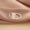 New Fashion Simple Small 925 Sterling Silver Jewelry Not Allergic Fresh Rachel Cat Animal Opening Rings    R029