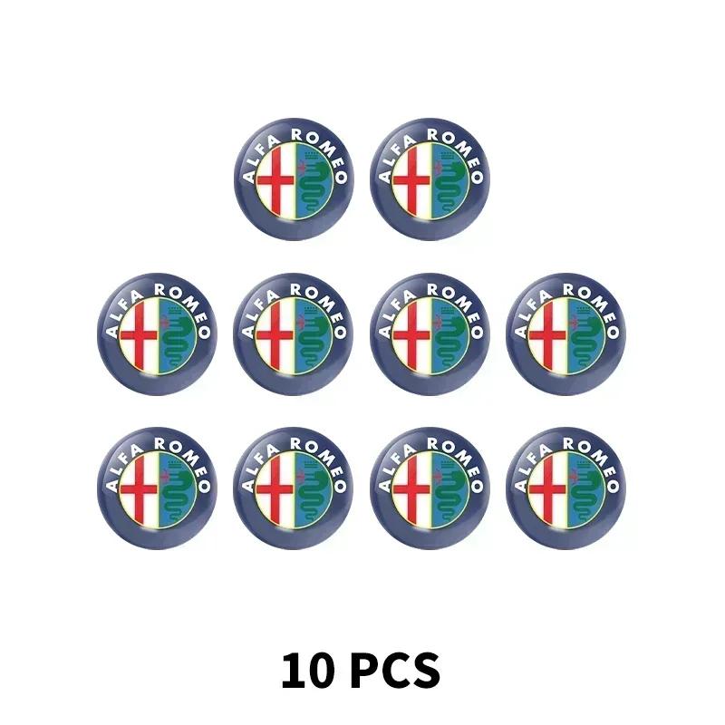 Car Stickers For Alfa Romeo Car Door Lock Keyhole Sticker Auto Key Sticker Emblem For Alfa Romeo Giulia Stelvio Giulietta 156 15