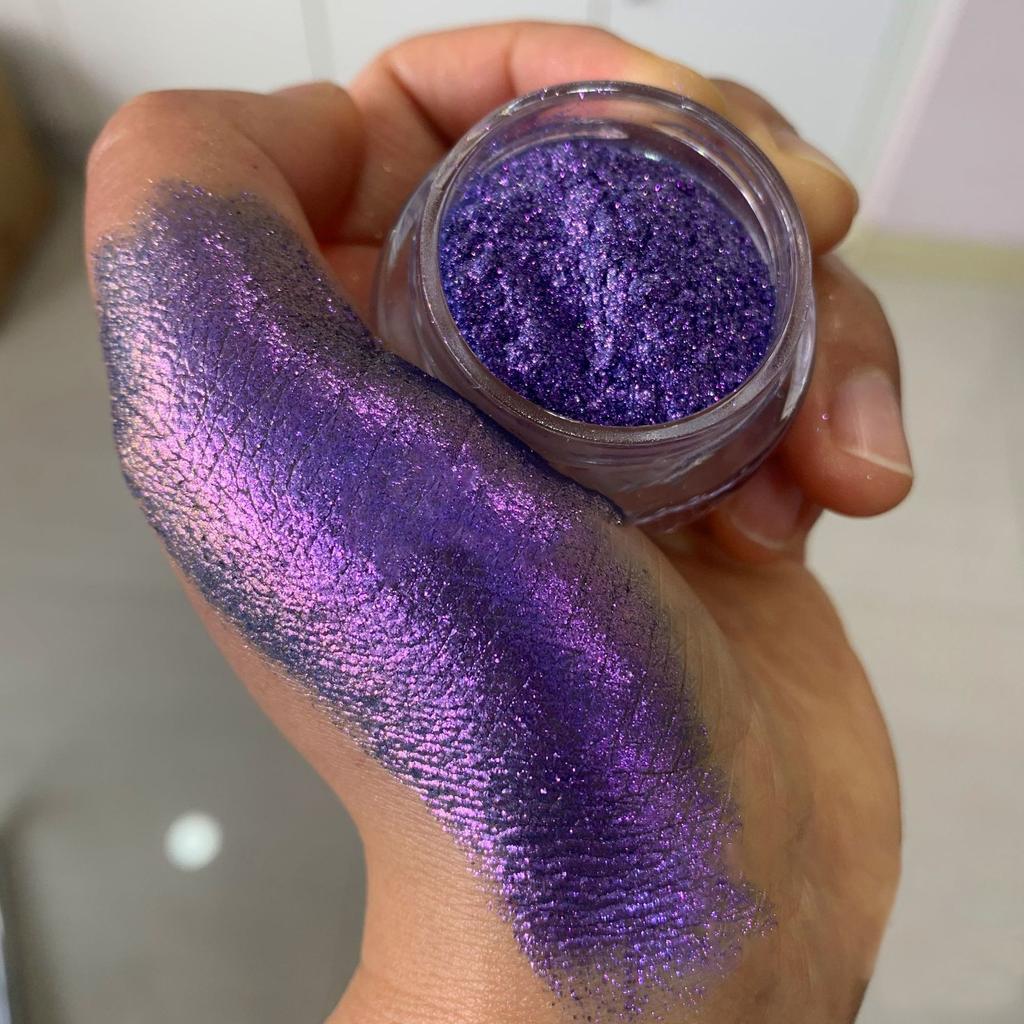 Multichrome Chamäleon Lidschatten Pulver Nagel Glitters Aurora Neon Regenbogen Pigment Chrom Pulver Schillernden Lidschatten Nagel Dekore