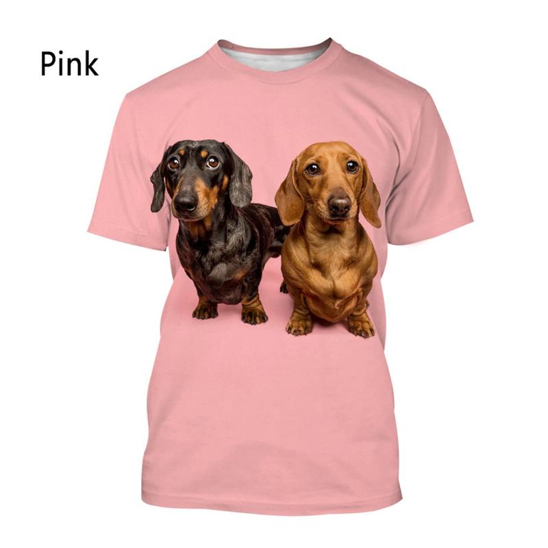 ETST 26 Nieuw Mode Dashond 3D Geprint T-shirt Heren en Dames Casual Korte Mouwen T-shirt grafische t-shirts herenkleding 2XL
