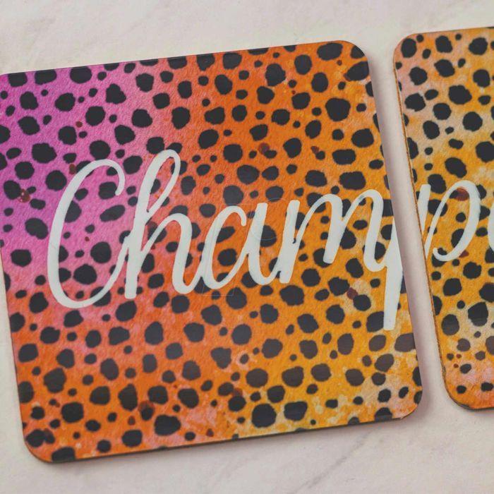 Sous-verre - CRICUT - 8 pièces - Céramique - Rond - Personnalisable