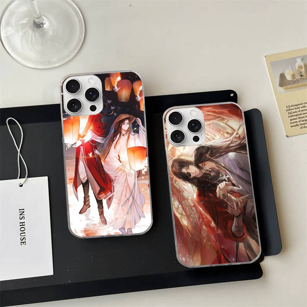 Heaven Officials Blessing Phone Case For IPhone 11 12 13 14 15 16 17 Plus Pro Max Satin Laser Glossy Cover