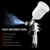 HVLP 1.0mm Air Spray Gun Kit 250cc Fluid Cup  Feed Air Paint Sprayer Mini Handheld 360 degree Paint Spraying Gun for