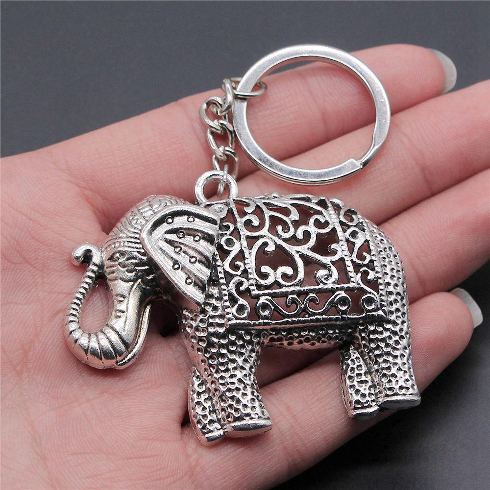 Big Elephant Animal Keychain for Women Best Seller Sweet Christmas Gift Streetwear Car Key Ring