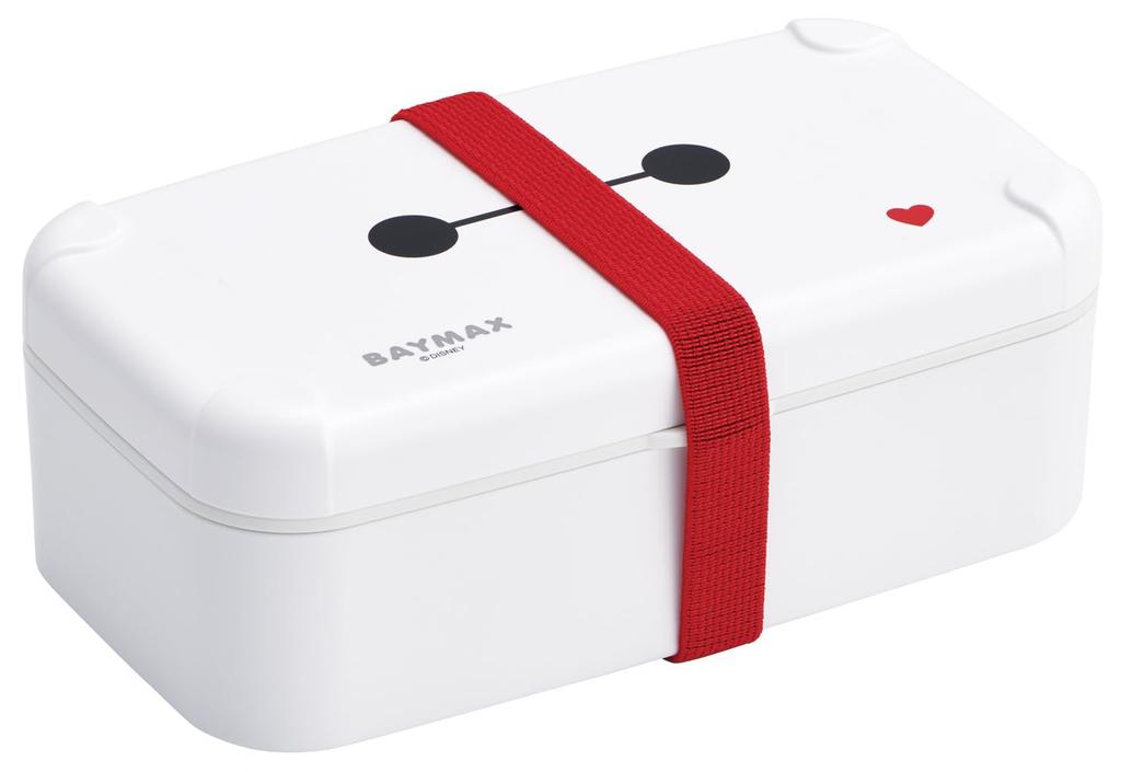 Skater Bento Box with Smartphone Single 600ml Microwave and Dishwasher Made in Disney Baymax 26 Stand, Tier, Capacity, Safe, Japan, PLB6SSH-A