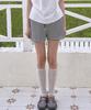 THE GREEN LAB Striped Shorts [White]