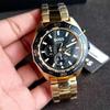 Hugo Boss 1513973 Men's Watch Gold Strap Blue Dial 44 Mm + Box