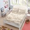Chinoiserie Toile Pattern Fitted Sheet Set King Queen Double Full Size Bed Linen Set