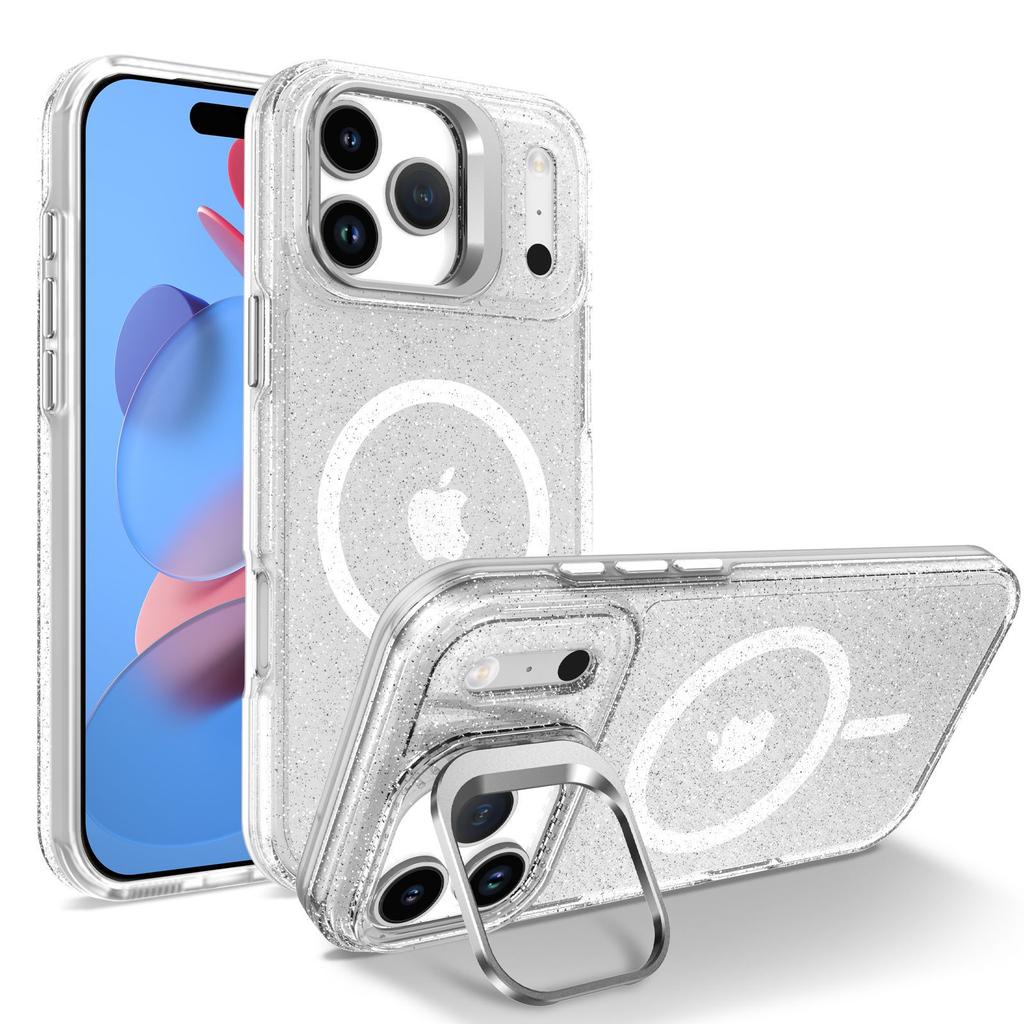 New for IPhone 17 Promax Phone Case Magnetic Starry Glitter 16E Anti Drop for Apple 15 Protective Case