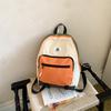 Schoolbag Kindergarten Elementary School Bag Korean Edition Fashion Contrast Color Boys and Girls Backpack Lightweight Travel Children's Backpack