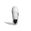 Adidas Womens Breaknet 'White Black' (women's sizes) Cloud White / Core Black / Silver Metallic Skateboard Shoes FX8724