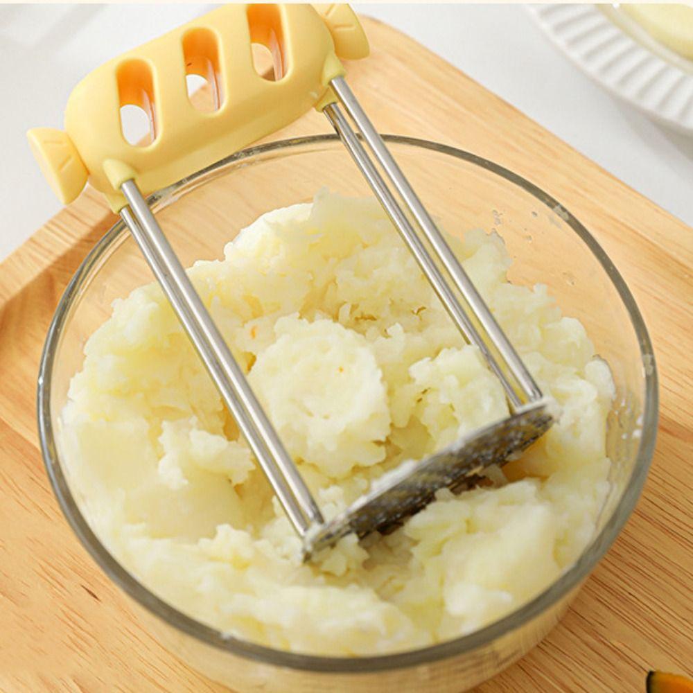 Manual Potato Masher Durable Kitchen Gadget Multipurpose Food Masher  Complementary Food