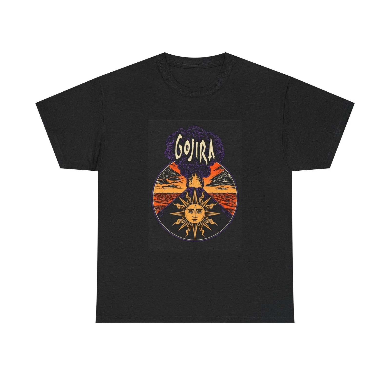 

Gojira Tshirt Rock Band Vintage Merch Sun Unisex Heavy Cotton Tee M