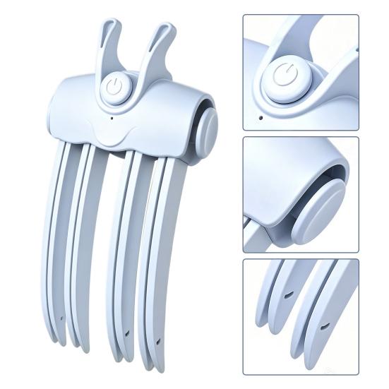 Cordless Volume Clip for Hair 2Pcs Heated Clip, Electric Root Volumizer Crimper, 3 Minute Lifting Portable Comb Flat Hair, Dual