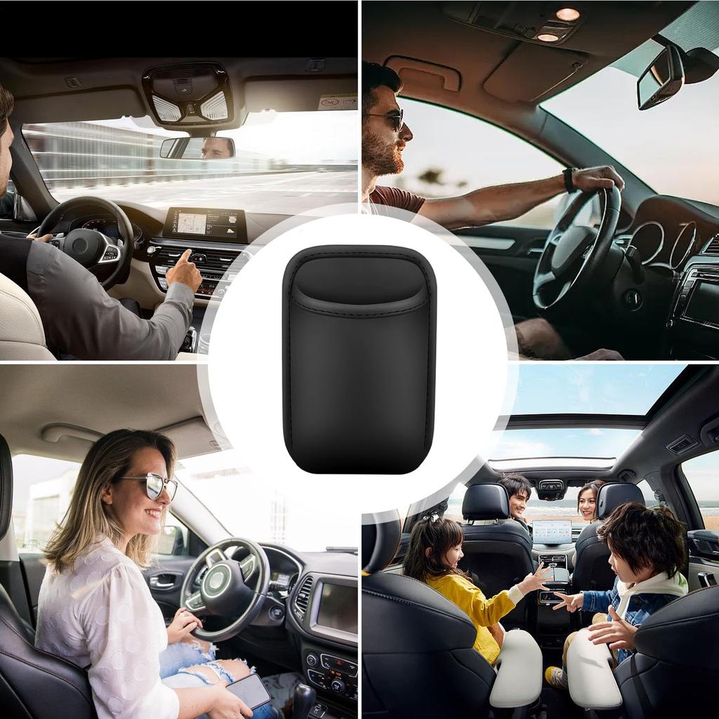 Car Cup Holder - PU Cup Holder for Car Door - Shock Absorption, Leak