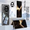 For Huawei Honor Magic V5 Case Soft Transparent Middle Hinge Magnetic Magsafe Protective Back Cover For Magic V5 Phone Shell