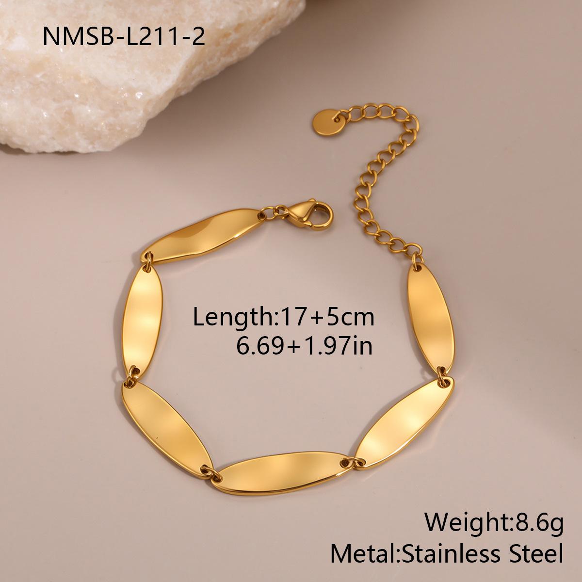 GEMCHIC Women s Gold Stainless Steel Fish Scale Bracelet Minimalist Elegant Jewelry