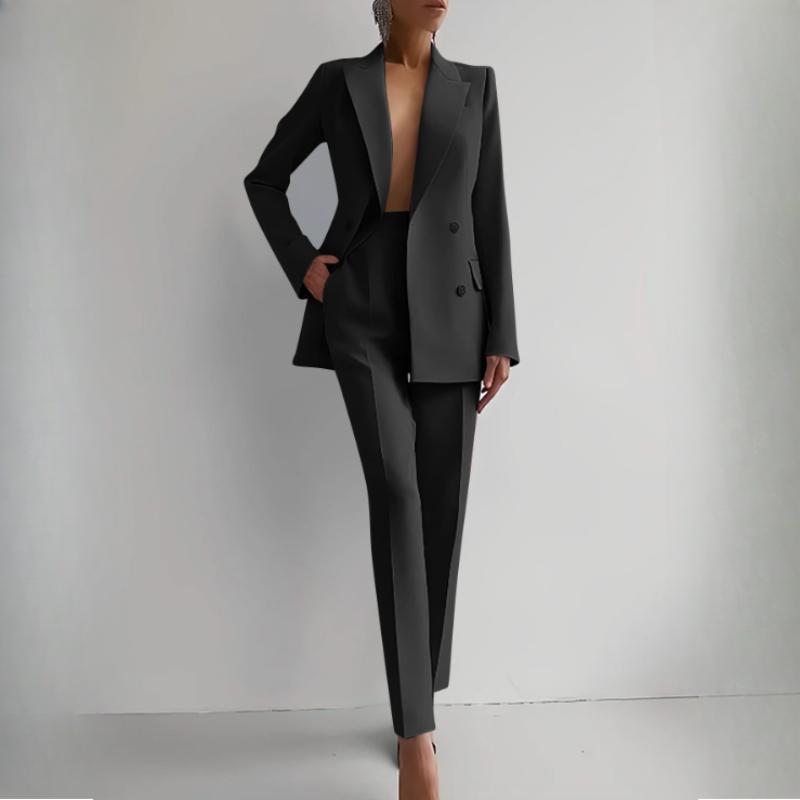 Spring Two Piece Suit Women's Blazer Suit Office Women Long Sleeve Blazer and Pant Sets