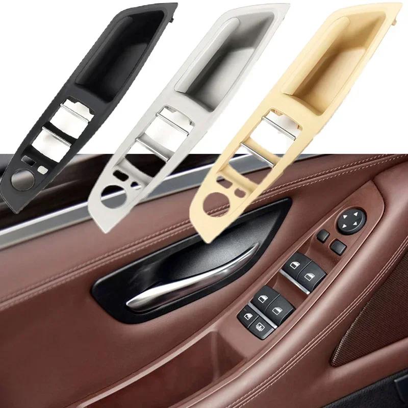 Panel de Reposabrazos de Manija de Puerta Delantera Izquierda Interior de Coche para BMW Serie 5 F10 F11 520i 523i 525i 51417225867