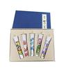Hand-painted No. 2 Candles (Set of 5) - Buddhist Wrapping, Plain Noshi (Noshi) - Koshien No Hana (Spring)