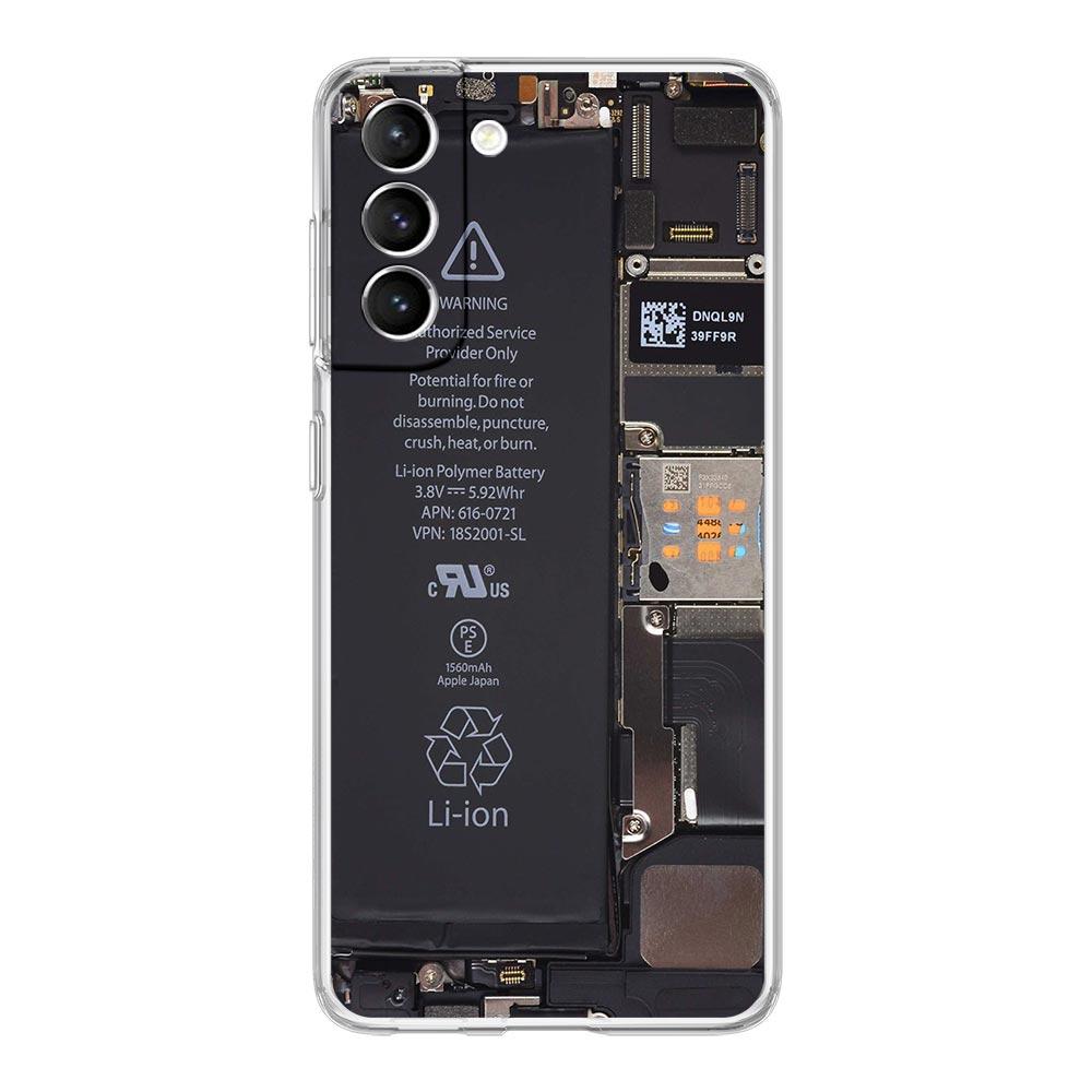 Transparente Handyhülle für Samsung Galaxy S25 S24 S23 S22 S20 S21 FE Ultra S25 Edge Plus Hüllen Hauptplatine Muster