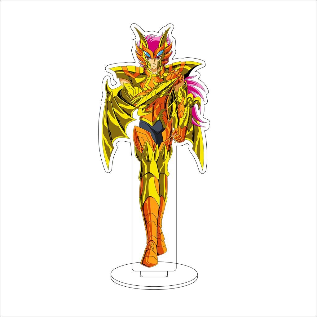 

16CM Anime Saint Seiya Figure Stand Model Ennestu Saint/Siegfried Cute Desk Decor Standing Sign Gifts 16CM