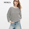 MO&Co. Spring Knitted Pullover with Linen Blend