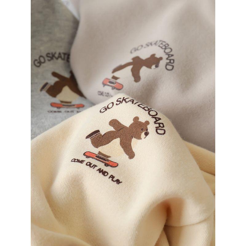 Antibacterial Wool Stretch Long-Sleeve T-Shirt Base Layer Spring Clothing Spring and Autumn Style Children's Clothing Kids' Baby Autumn Clothes Boys