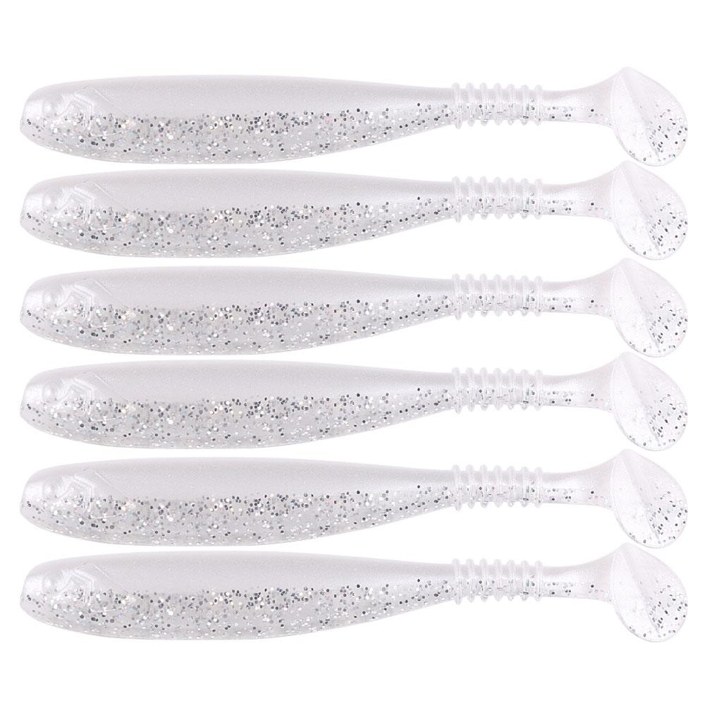 

6 шт./лот мягкие приманки силиконовая приманка 7 см 2 г товары для рыбалки морская рыбалка PVA свимбейт воблеры искусственные снасти