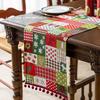 1PC Jacquard Dining Decor Ball Tassel Kitchen Polyester  Christmas Table Runner Party Table Decor Holiday 2 Sizes