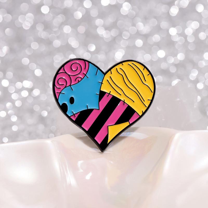 Cartoon Character Eyecatching Brooch Made From Premium Alloy For Outfits Trendy