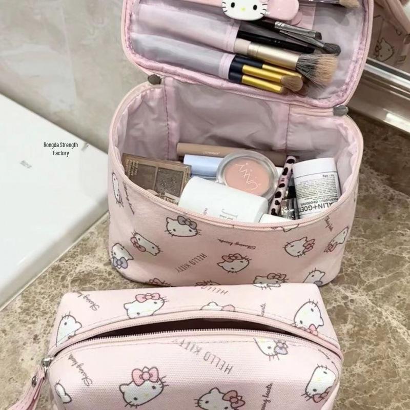 Cute Print Large Capacity Portable Makeup & Toiletry Tote Bag