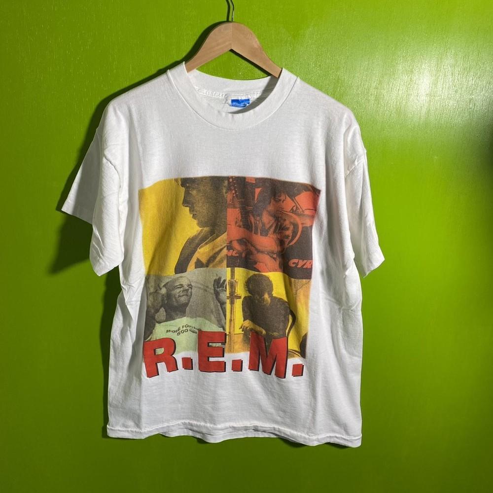 Remake 1995 REM monster boxes tour 2 sided Reprint T shirt White tee NH19973 Unisex T-Shirt L