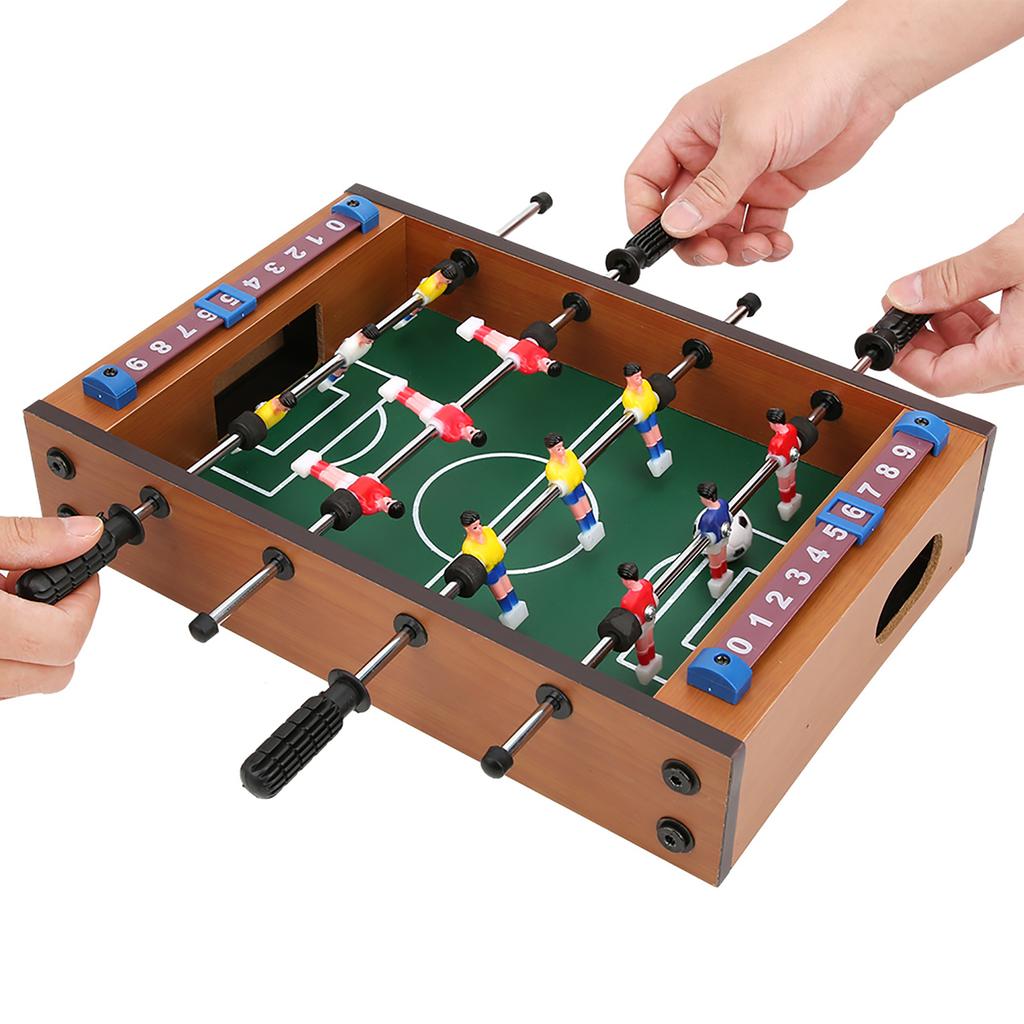 Mini Wooden Indoor Football Table Interactive Sports Soccer Game for Adults Children