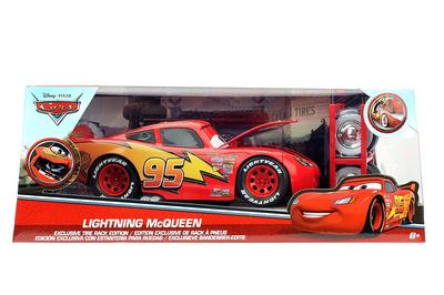 Mașini 2017 JADA TOYS Vehicul turnat sub presiune la scară metalică Fulger McQueen Rack Limited Disney PIXAR CARS JADA TOYS METALE TURNAT SUB PRESIUNE ANVELOPĂ FULGER McQUEEN