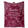 Grandma Blanket Birthday Gifts From Grandkids Soft 60x50 Inch Throw Christmas