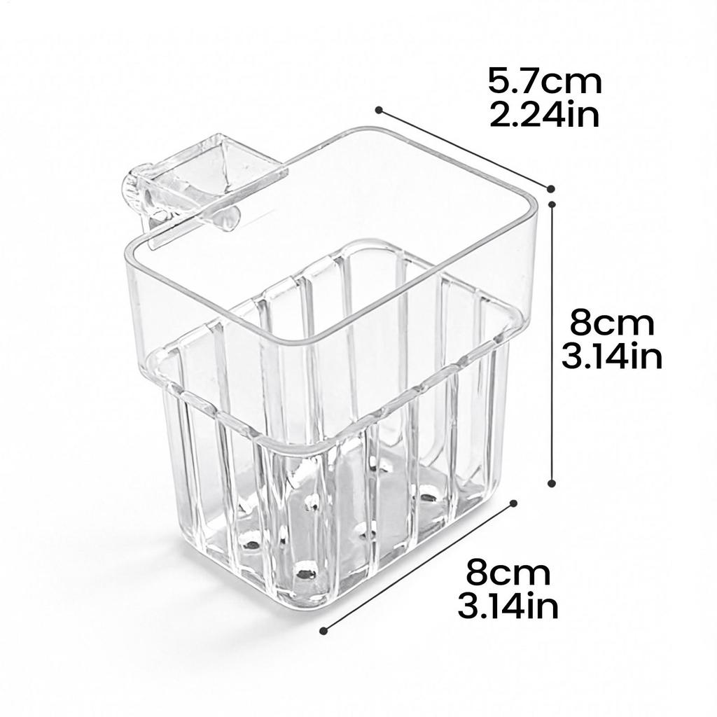 Hanging Plant Holder Transparent Pot For Fish Tank Aquatic Plant Cultivation Aquascape Decor Holder Cups Hydroponic System