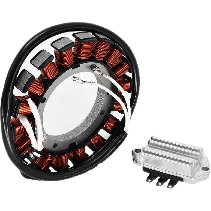 

15/20 Amp 237878-S Magneto Stator Coil with Voltage Regulator Rectifier Compatible with Kohler CH11-CH15 CH18-CH25 K532 K582 K301-K341, Replace