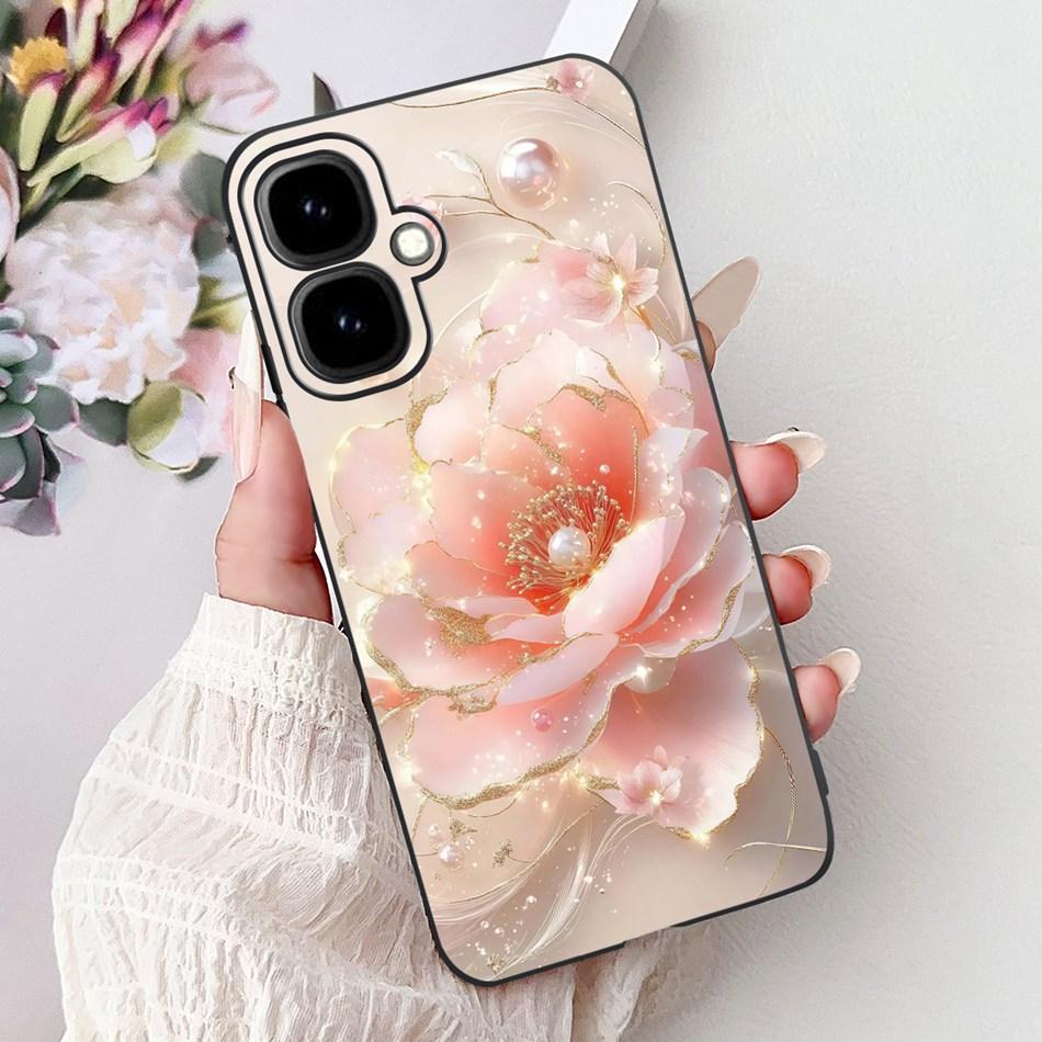 For Infinix Smart 10 2025 Elegant Floral Butterfly Phone Case For Infinix Smart10 Soft Silicone TPU Cases