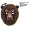 Comfortabel Feestmasker Realistisch Dier Masker, Schaap Bruine Beer Volledig Gezicht Grote Oogopening Cosplay voor Halloween Kostuum Accessoires Ademend