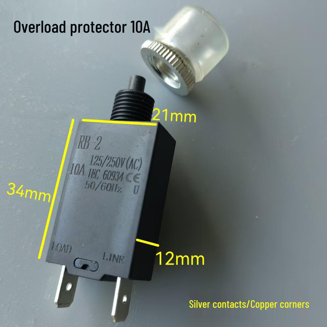 

Thermal Overload Protector Series 88A Circuit Breaker (3A-20A)