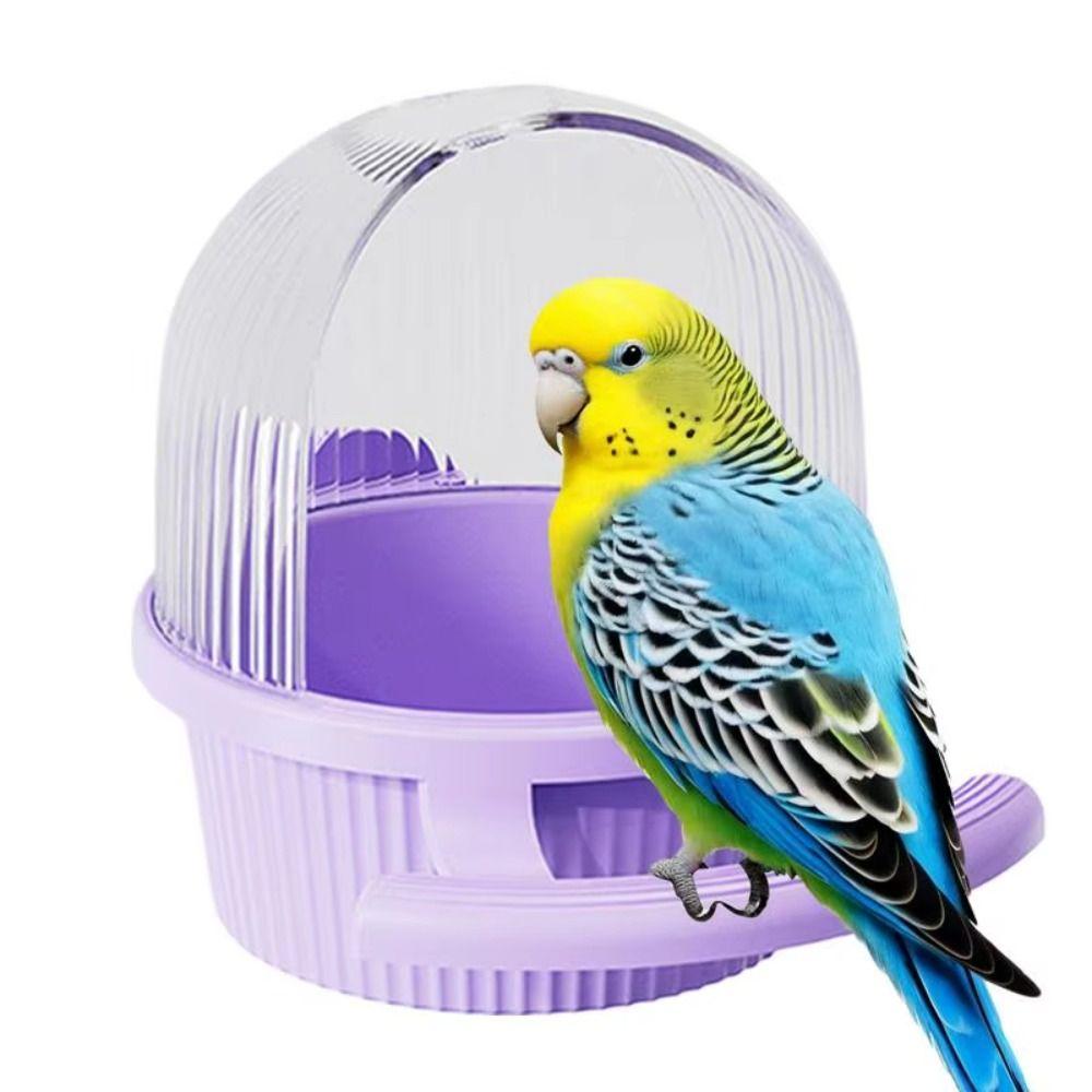 With Lid Parakeet Anti-Splash Food Box Hanging Bird Feeder Dispenser Parakeet Feeder Bird