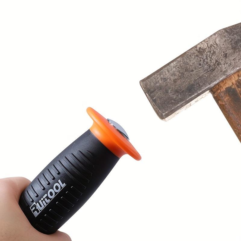 Wytrzymały łom klasy przemysłowej pogrubiony łom z kątową końcówką ochronna nasadka do uderzania młotkiem uchwyt do podważania i podnoszenia