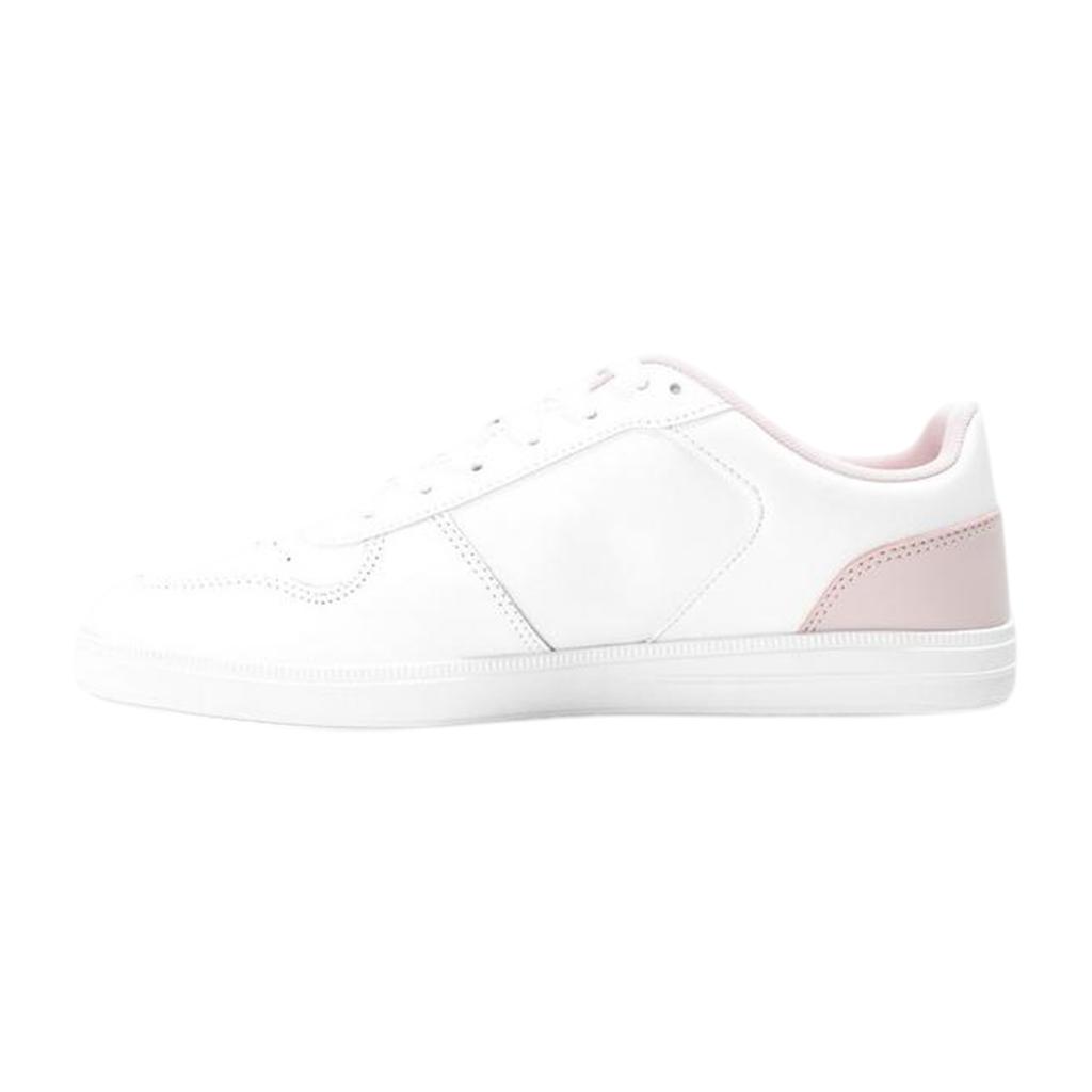 Lacoste Womens/Ladies T-Clip Leather Low Cut Flat Trainers