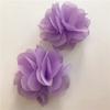 20pcs DIY Chiffon Flowers Mesh Floral Craft for Wedding Dress Hat Material Decor