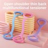 Fitness beauty back figure eight tension rope for home use, shoulder shaping and chest expansion yoga silicone elastic band