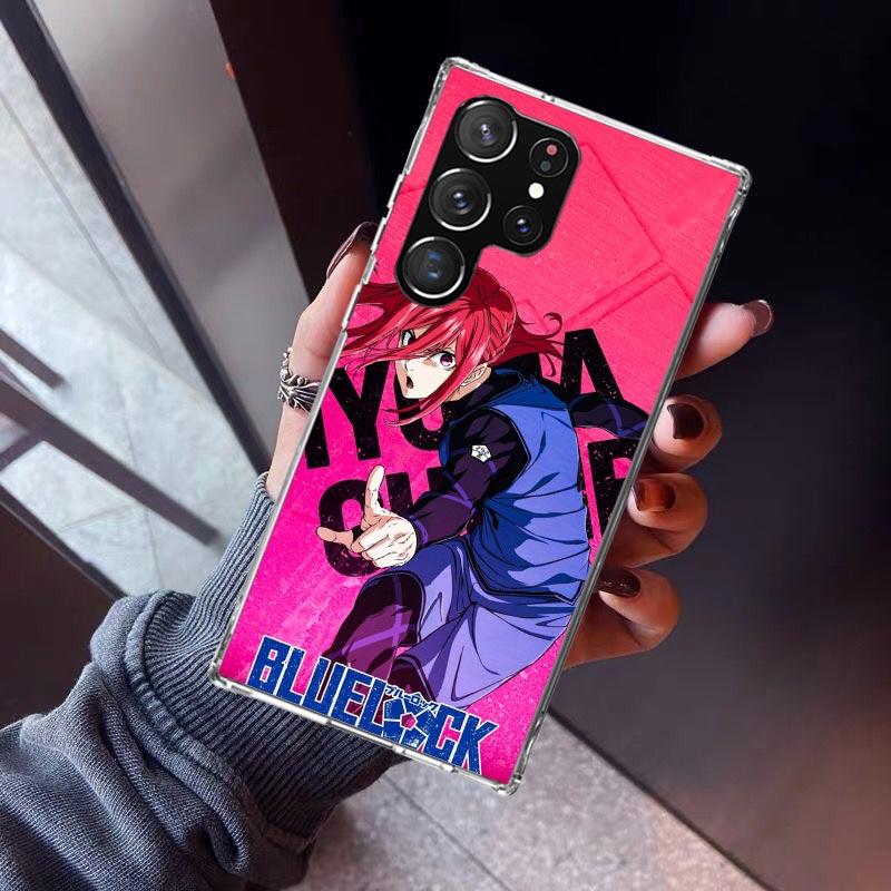 Blue Lock Chigiri Hyoma Phone Case For Samsung Galaxy S23 S24 S25 Edge S26 Ultra S22 + S21 Plus S20 FE Cover Silicone Print Shel