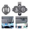 Catholic Enamel Pin Button Badge Christian Saint Car Visor Clip Medals Pin for Safe Journey Travel Blessing